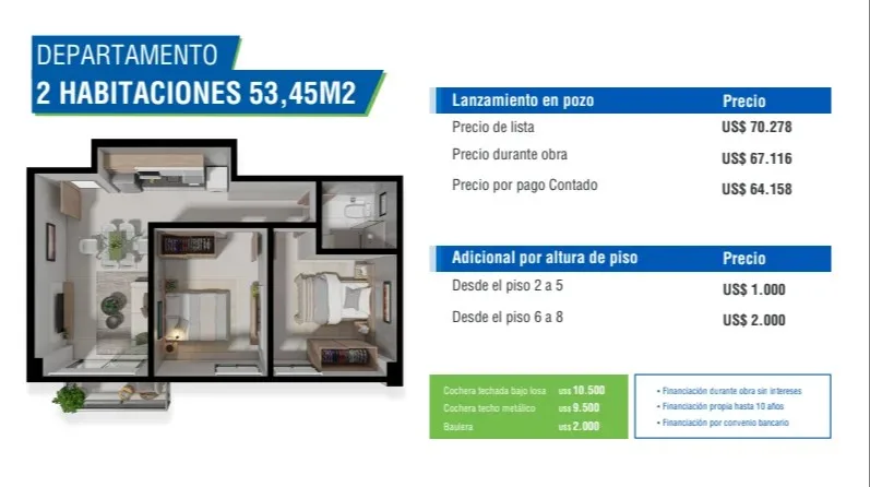 2 Habitaciones